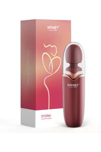 Thumbnail for Honey Play Box - Stormi Heated Wand Massager With Protective Case - Bordeaux