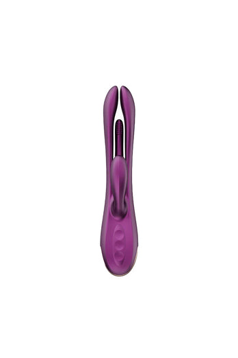 Honey Play Box - Terri App-Controlled Tapping Rabbit Vibrator - Purple - Stag Shop