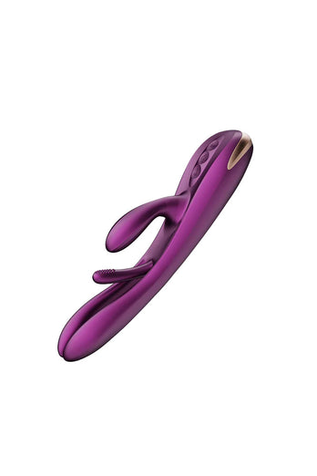 Honey Play Box - Terri App-Controlled Tapping Rabbit Vibrator - Purple - Stag Shop