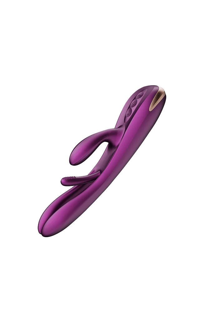 Honey Play Box - Terri App-Controlled Tapping Rabbit Vibrator - Purple - Stag Shop