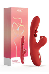 Honey Play Box - Tickler Wiggling & Tapping Dual Vibrator - Various Colors - Stag Shop