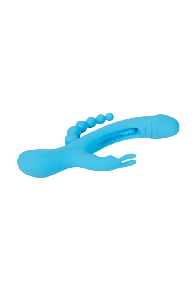 Honey Play Box - Trilux Triple Stim App-Controlled Vibrator - Blue - Stag Shop
