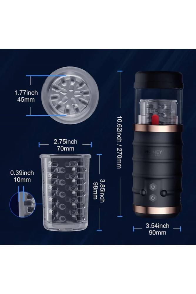 warrior auto thrusting stroker automatic male masturbator Honey Play Box Warrior Auto Thrusting Stroker Suction Cup