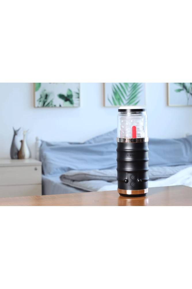 warrior auto thrusting stroker automatic male masturbator Warrior Auto Thrusting Stroker – Rotating, Suction & Hands-Free – Kinkly  Shop main image 0