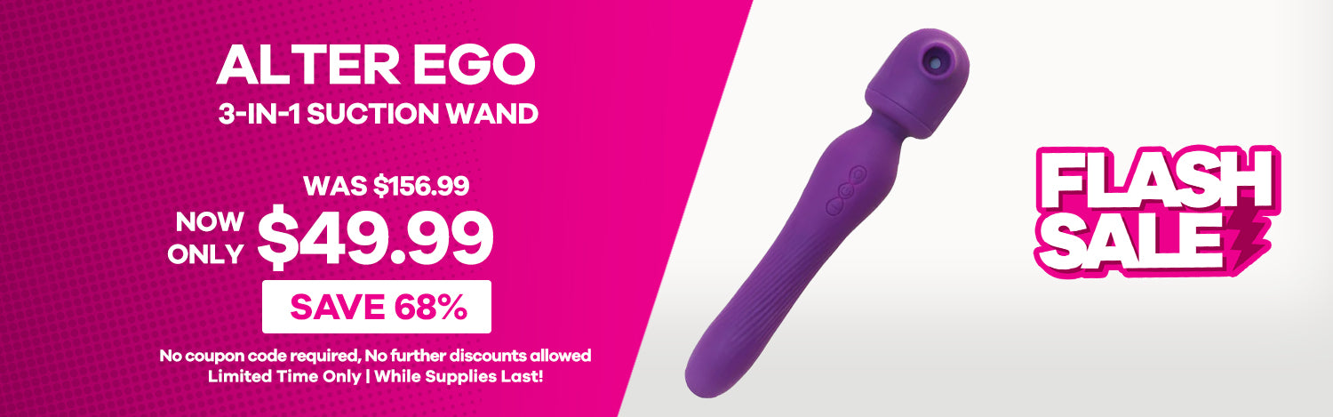 The Pleasure Company - Alter Ego 3-in-1 Suction Wand