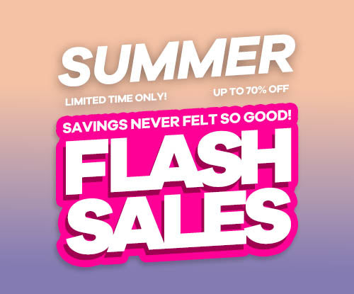 Summer Savings Never Felt So Good! Flash Sales Up To 70% Off