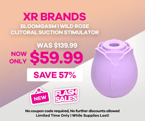 XR Brands - Bloomgasm - Wild Rose Clitoral Suction Stimulator