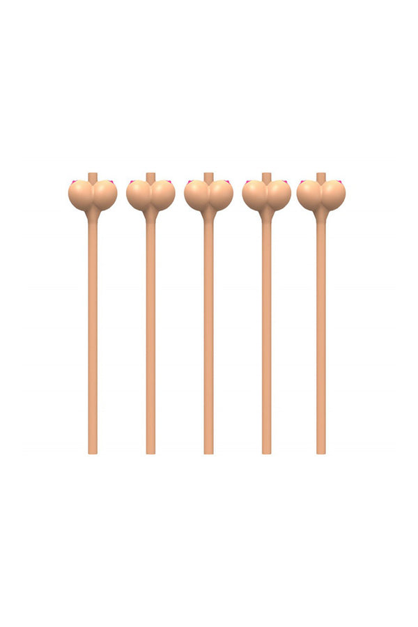 Hott Products - Boobylicious Boobie Straws - 6 Pack - Stag Shop