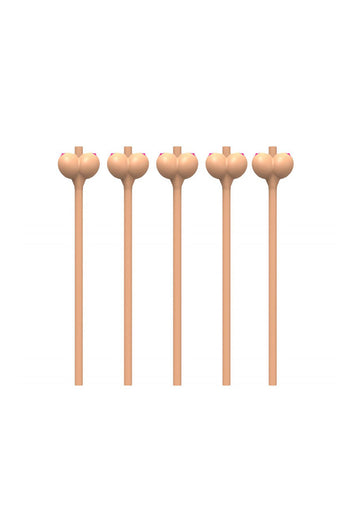 Hott Products - Boobylicious Boobie Straws - 6 Pack - Stag Shop