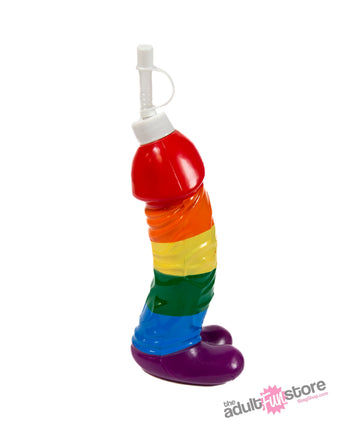 Hott Products - Dicky Chug Rainbow Sports Bottle - Rainbow - Stag Shop