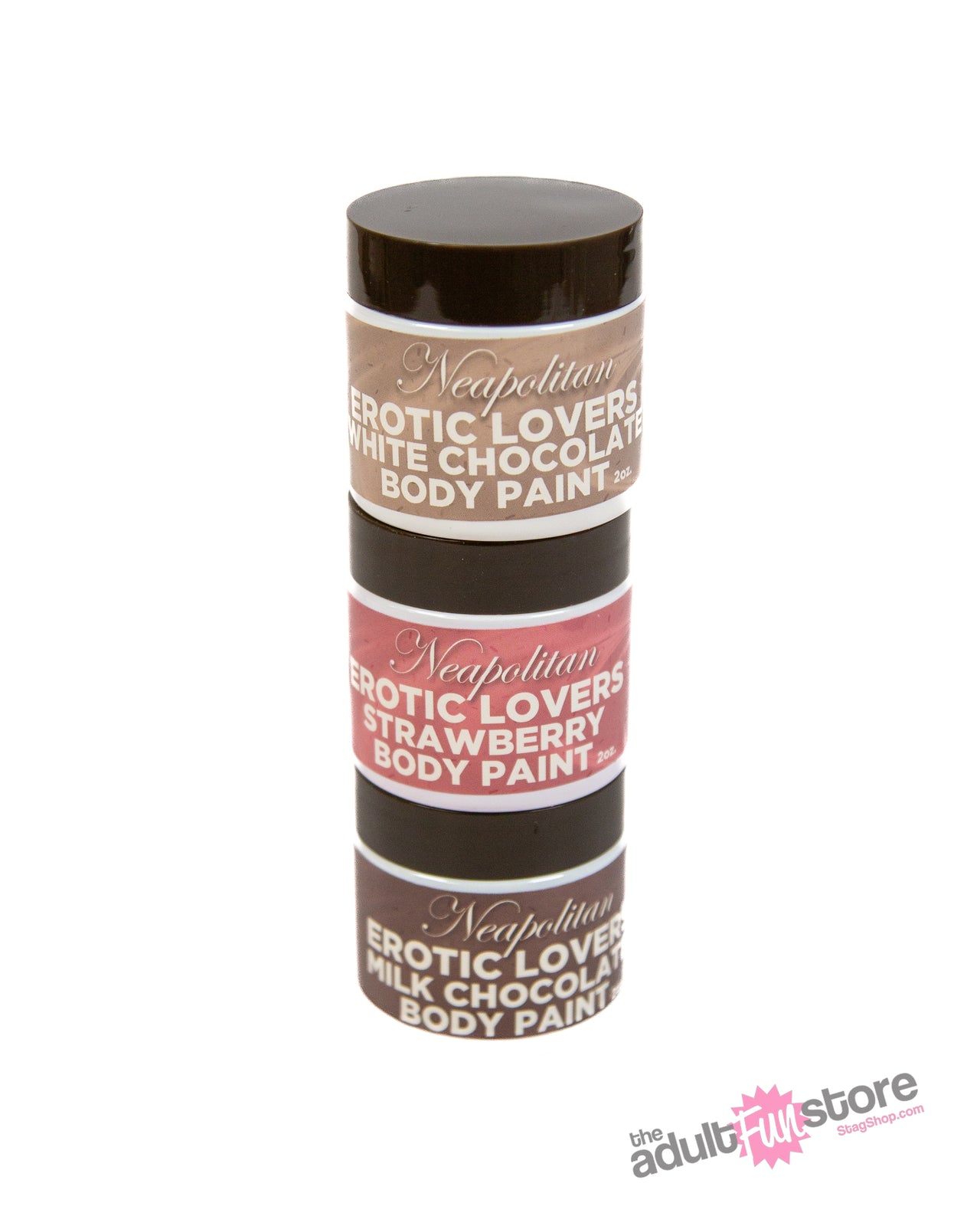 Hott Products Neapolitan Erotic Lovers Chocolate Body Paints