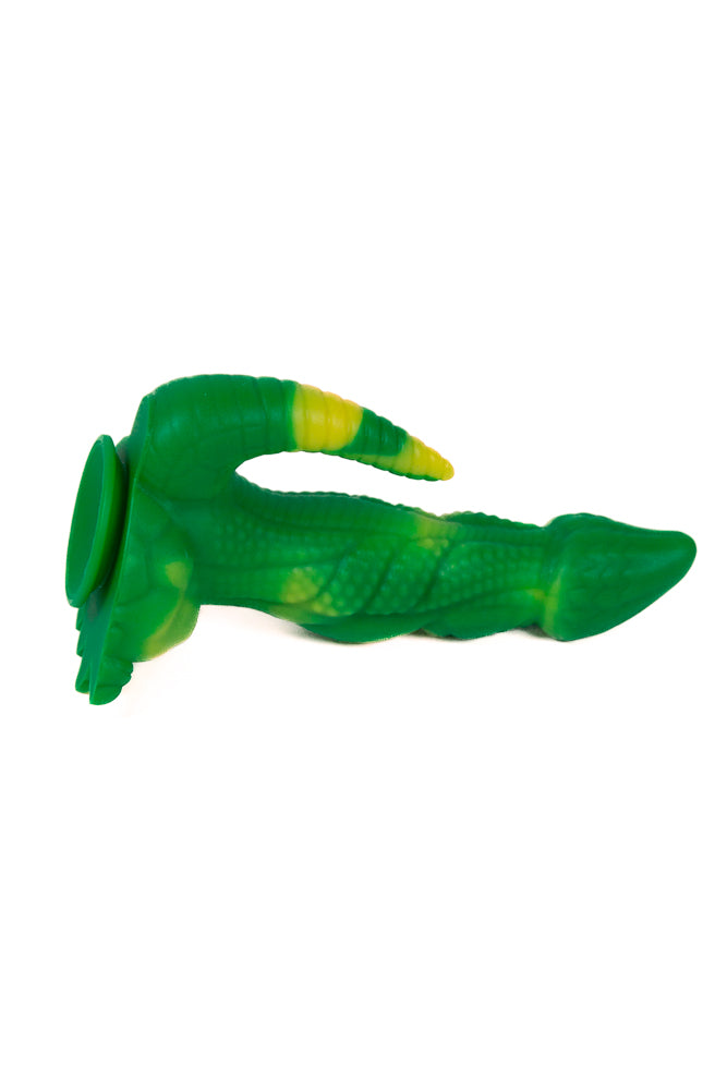 Hott Products - Playeontology - Cockzilla 7" Dildo - Green - Stag Shop