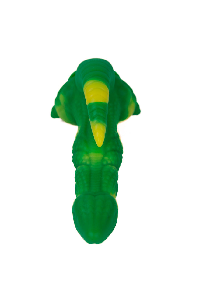 Hott Products - Playeontology - Cockzilla 7" Dildo - Green - Stag Shop