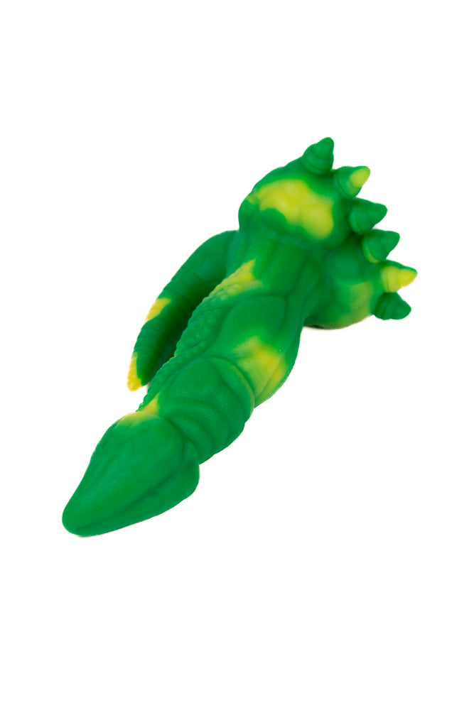 Hott Products - Playeontology - Cockzilla 7" Dildo - Green - Stag Shop