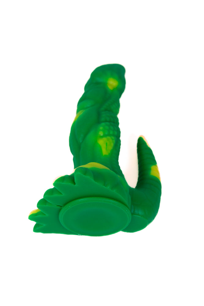 Hott Products - Playeontology - Cockzilla 7" Dildo - Green - Stag Shop