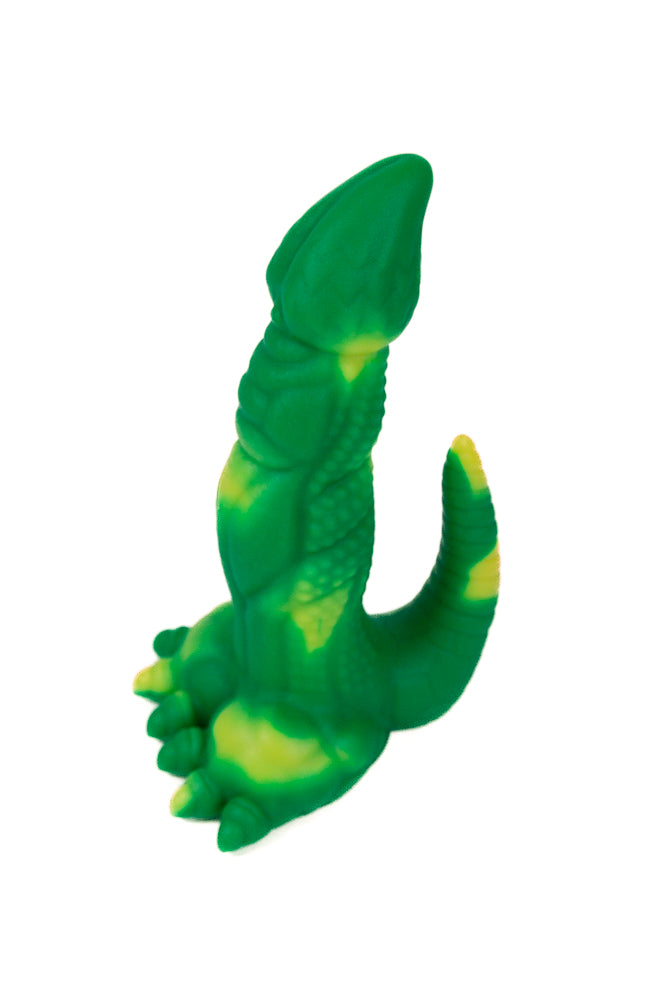 Hott Products - Playeontology - Cockzilla 7" Dildo - Green - Stag Shop