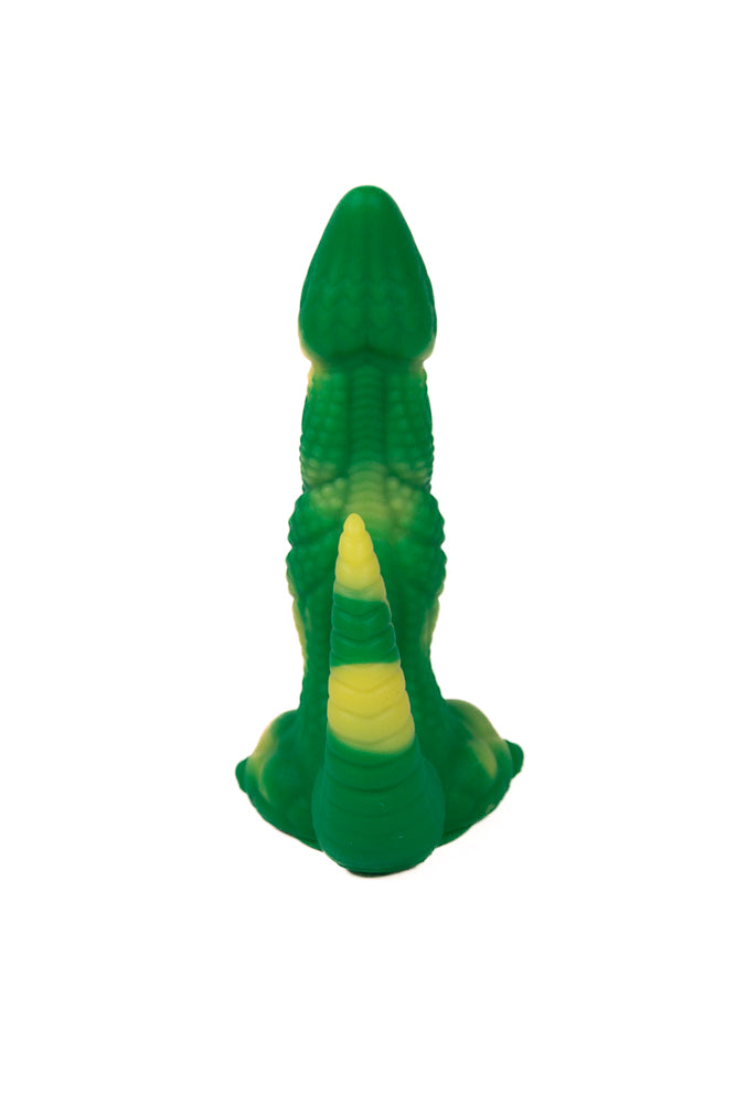 Hott Products - Playeontology - Cockzilla 7" Dildo - Green - Stag Shop