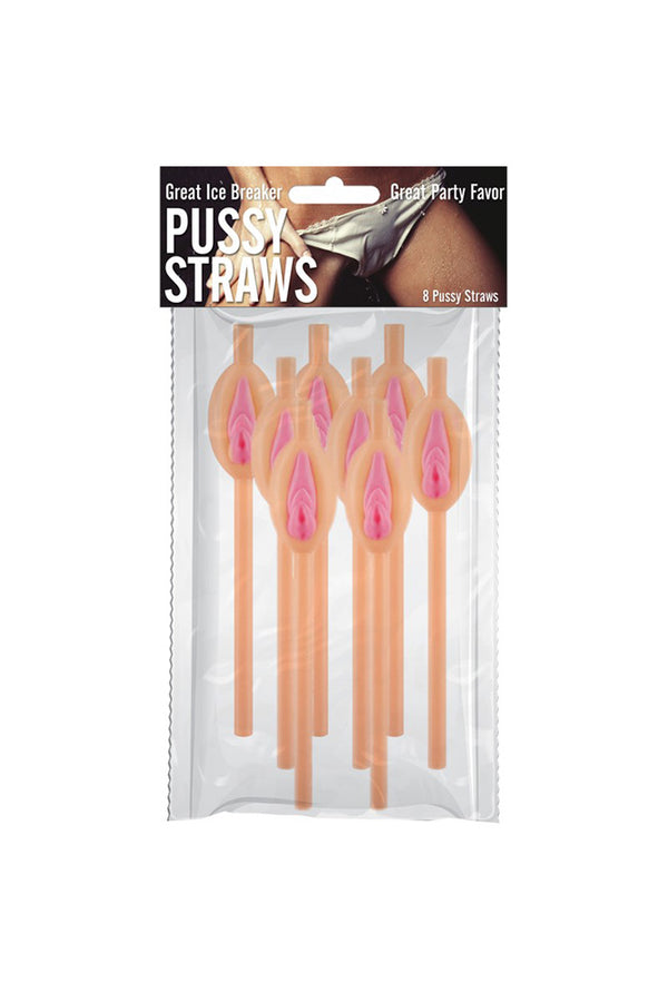 Hott Products - Pussy Straws - 8 Pack - Stag Shop