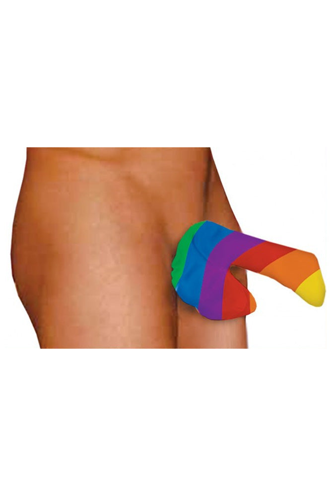 Hott Products - Rainbow Huggie Cock Sock - Stag Shop