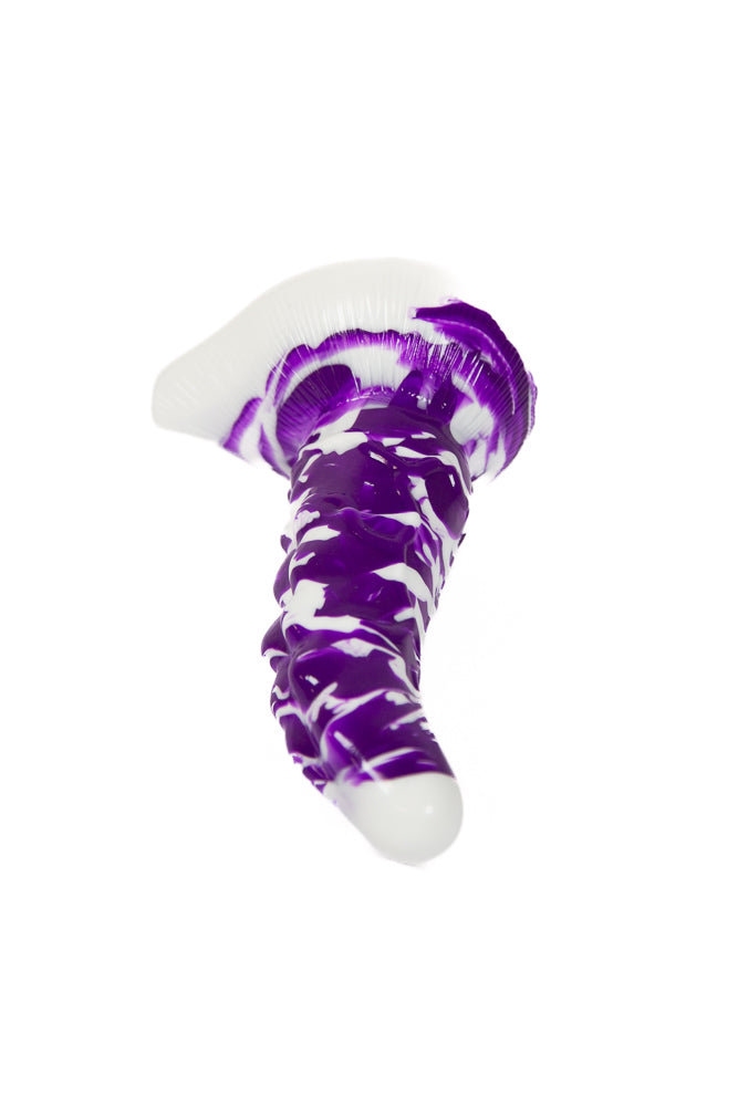 Hott Products - Stardust - Alien Cock 7" Alien Dildo - Purple/White - Stag Shop