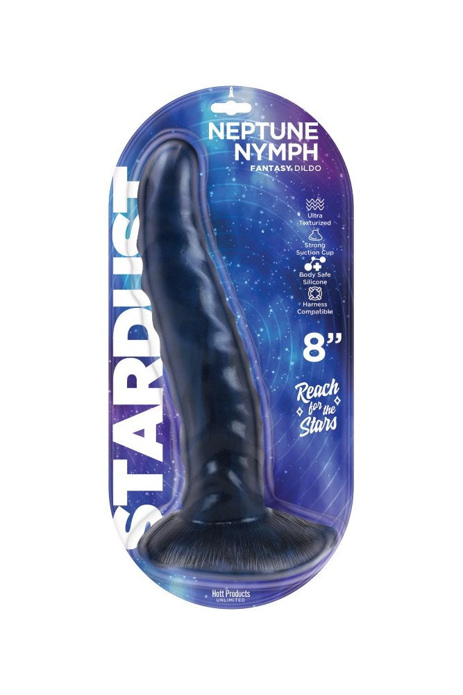 Hott Products - Stardust - Neptune Nymph 8" Alien Dildo - Blue - Stag Shop