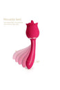 Honey Play Box - Rhea The Rose Licking Tongue & G-Spot Vibrator - Red - Stag Shop