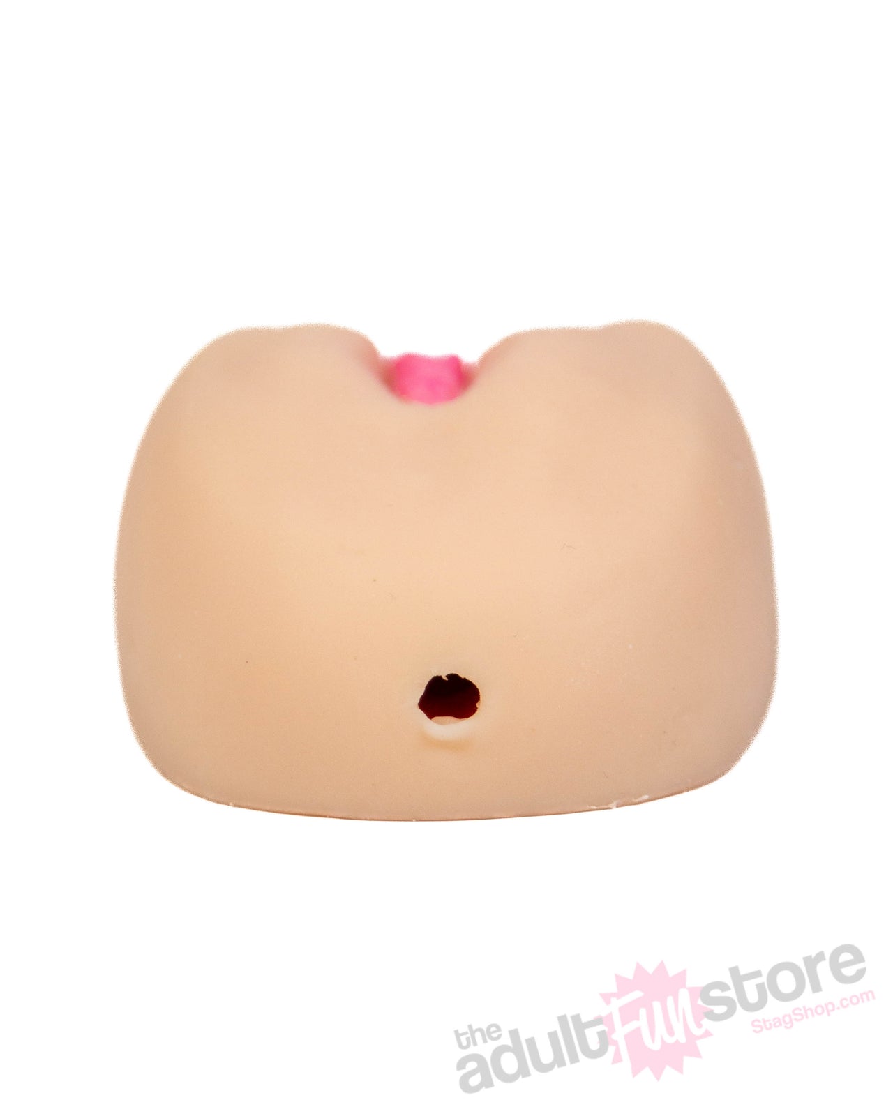 HUSTLER Toys - Vibrating Pussy & Ass - 2 Tight Holes Stroker - Beige - Stag Shop