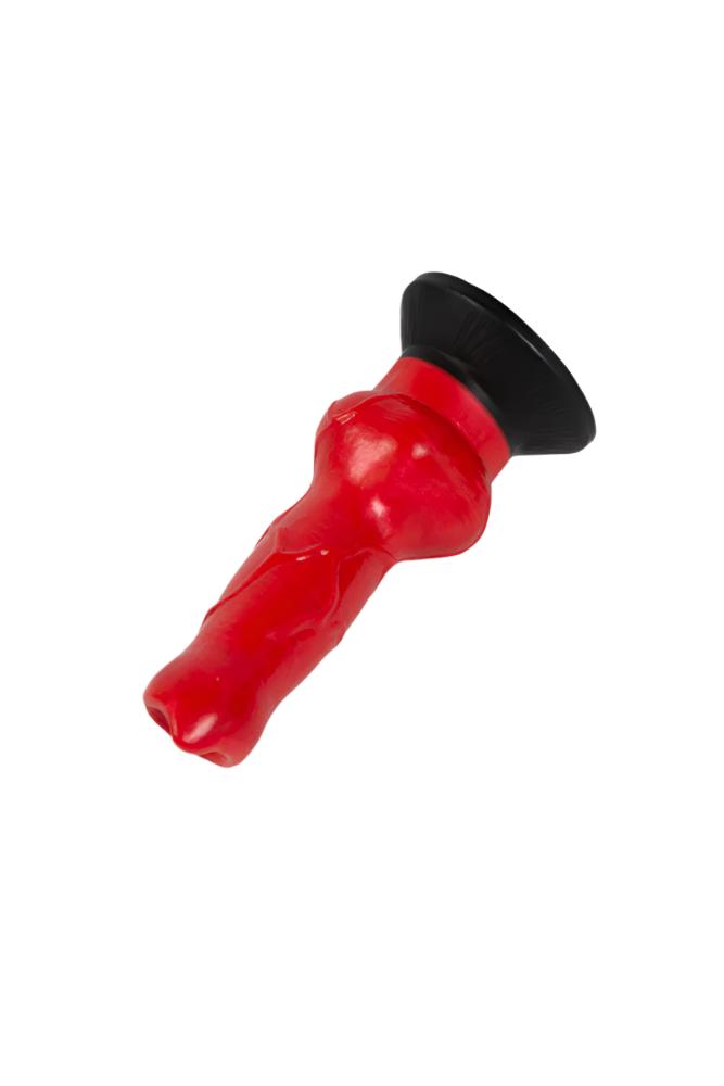 Icon Brands - Alien Nation - Cerberus 8" Vibrating Silicone Dildo - Red