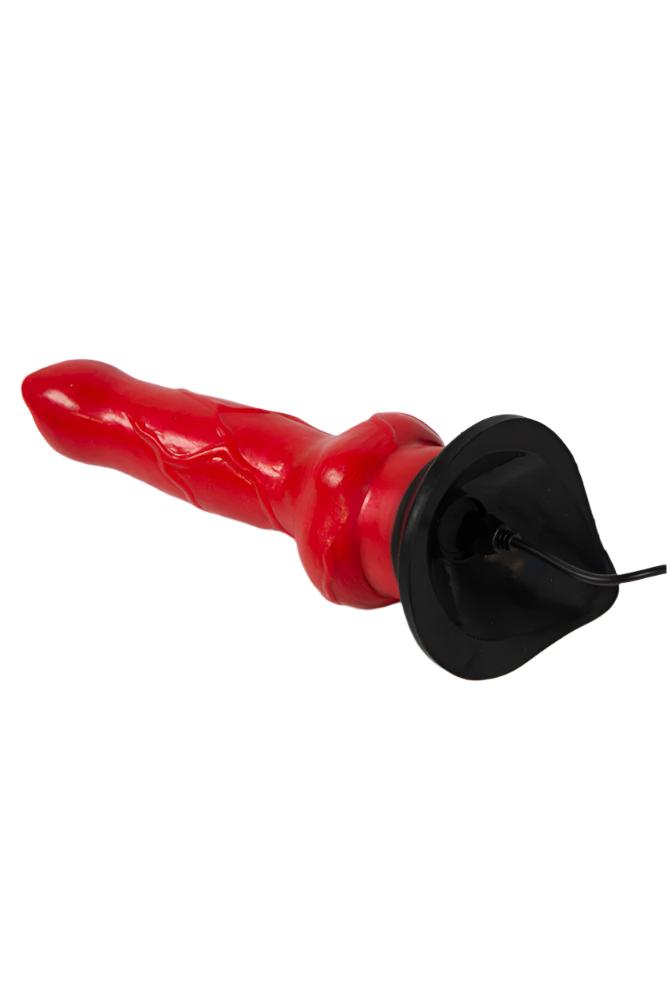 Icon Brands - Alien Nation - Cerberus 8" Vibrating Silicone Dildo - Red