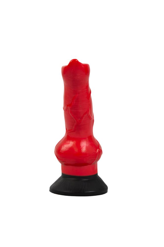 Icon Brands - Alien Nation - Cerberus 8" Vibrating Silicone Dildo - Red