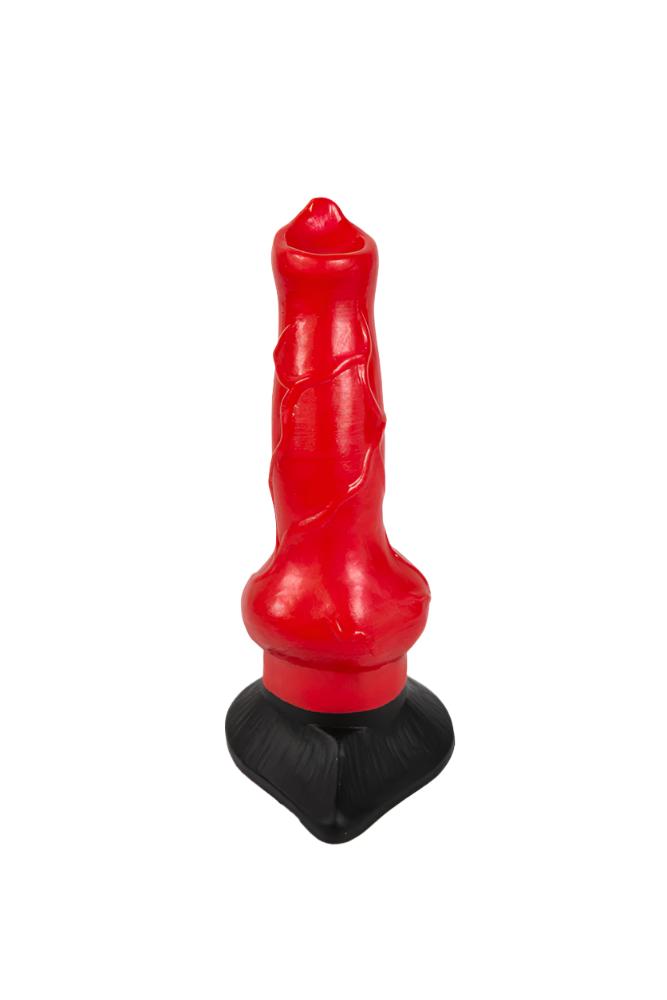 Icon Brands - Alien Nation - Cerberus 8" Vibrating Silicone Dildo - Red