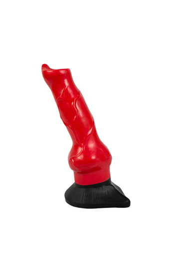 Icon Brands - Alien Nation - Cerberus 8" Vibrating Silicone Dildo - Red - Stag Shop