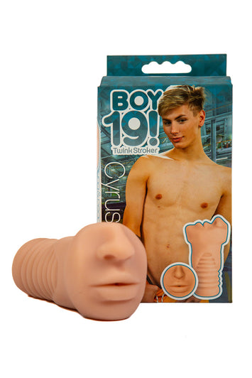 Icon Brands - BOY 19 Teen Twink - Cyrus Stark - Custom Oral Masturbator - Stag Shop