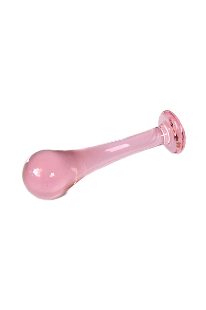 Icon Brands - First Glass Droplet Anal Plug - Pink - Stag Shop