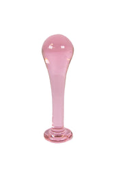 Icon Brands - First Glass Droplet Anal Plug - Pink - Stag Shop