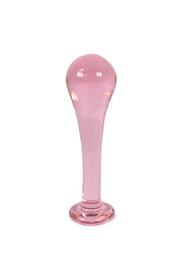 Thumbnail for Icon Brands - First Glass Droplet Anal Plug - Pink - Stag Shop