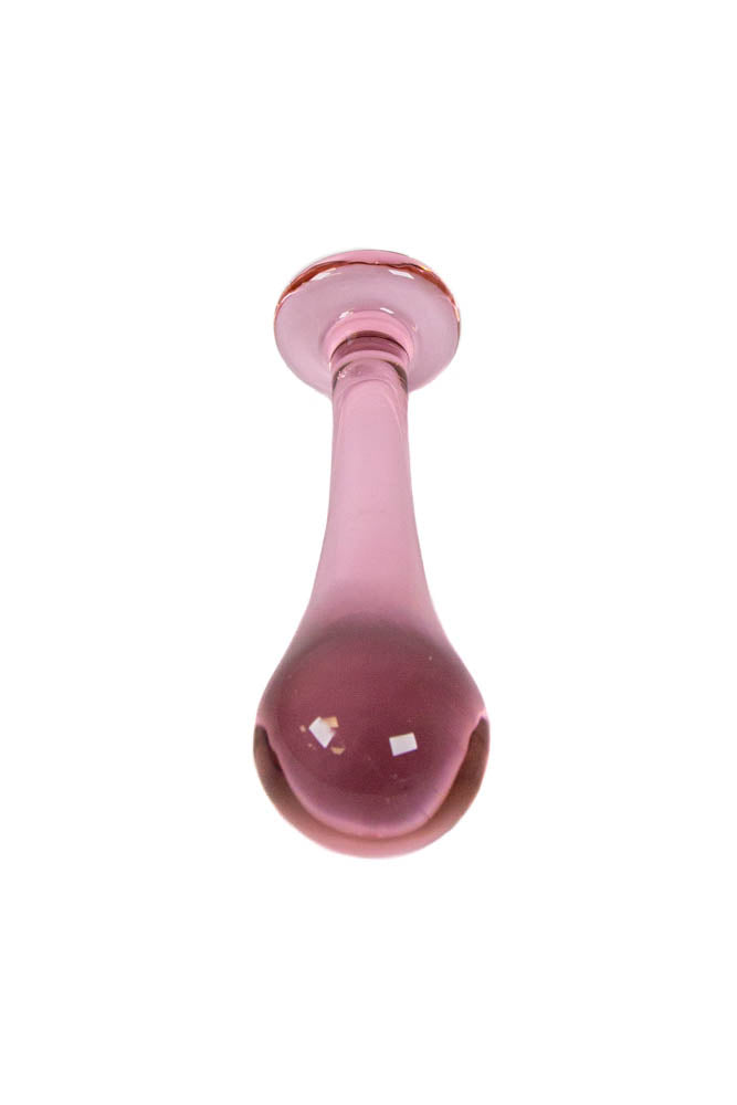 Icon Brands - First Glass Droplet Anal Plug - Pink - Stag Shop