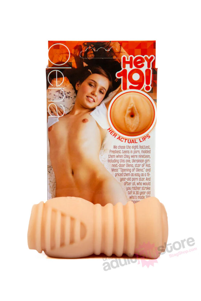 Icon Brands - Hey 19 - Olena Teen Pussy Stroker - Beige - Stag Shop
