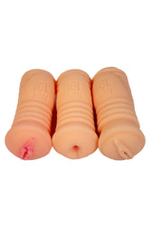 Icon Brands - Hey 19 - Teen Bang Pussy & Ass - 3 Pack Stroker Set - Stag Shop
