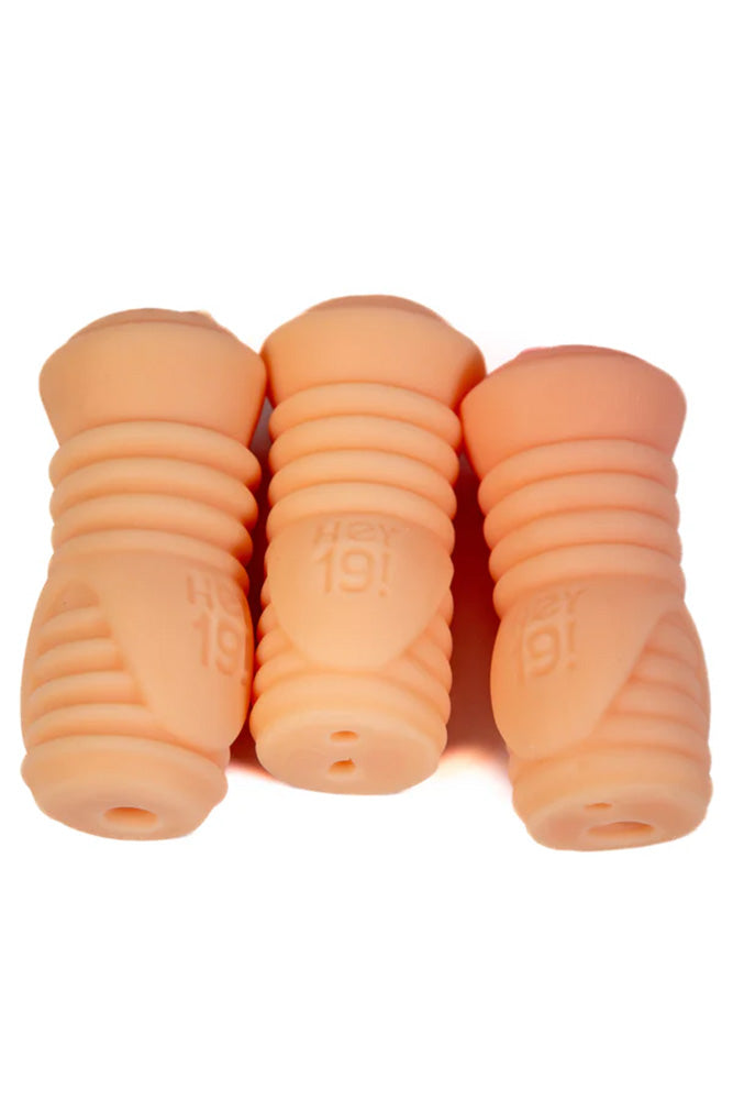 Icon Brands - Hey 19 - Teen Bang Pussy & Ass - 3 Pack Stroker Set - Stag Shop