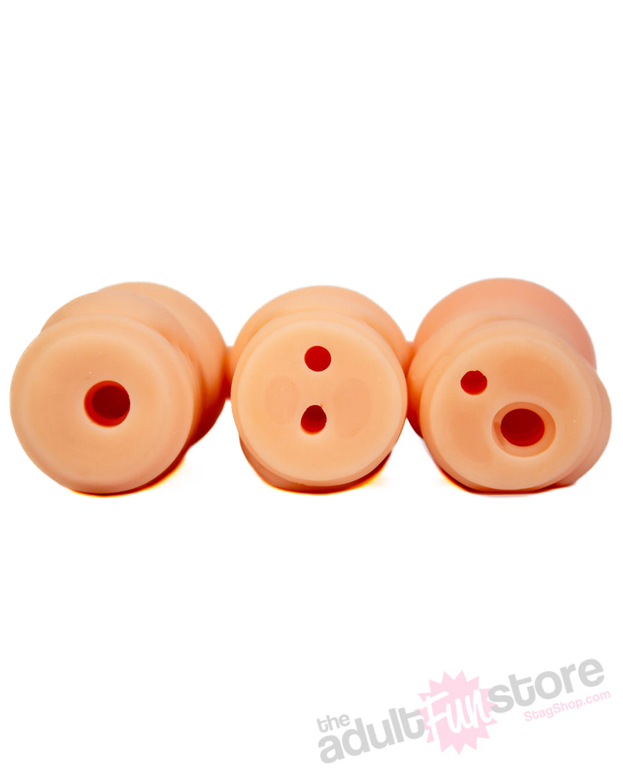 Icon Brands - Hey 19 - Teen Bang Pussy & Ass - 3 Pack Stroker Set - Stag Shop