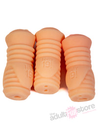 Thumbnail for Icon Brands - Hey 19 - Teen Bang Pussy & Ass - 3 Pack Stroker Set - Stag Shop