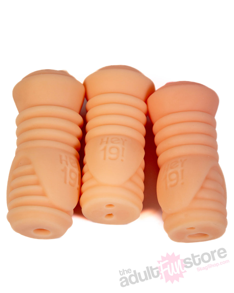 Icon Brands - Hey 19 - Teen Bang Pussy & Ass - 3 Pack Stroker Set - Stag Shop