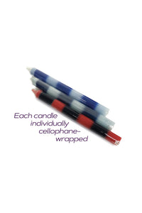 Thumbnail for Icon Brands - Make Me Melt - Warm Drip Candles - 3pk Stripes Pasionettes