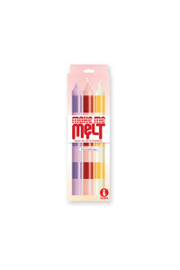 Thumbnail for Icon Brands - Make Me Melt - Warm Drip Candles - 3pk Stripes Pastellines