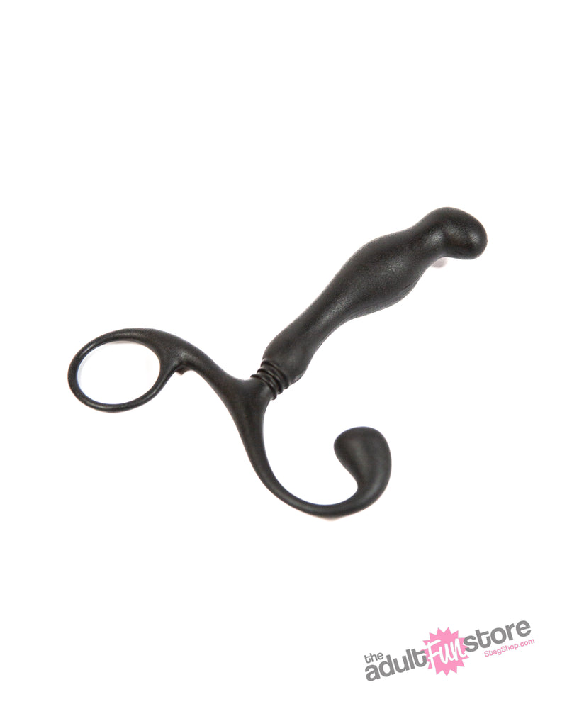 Icon Brands - Pzone+ Prostate Massager Extra Reach - Black - Stag Shop