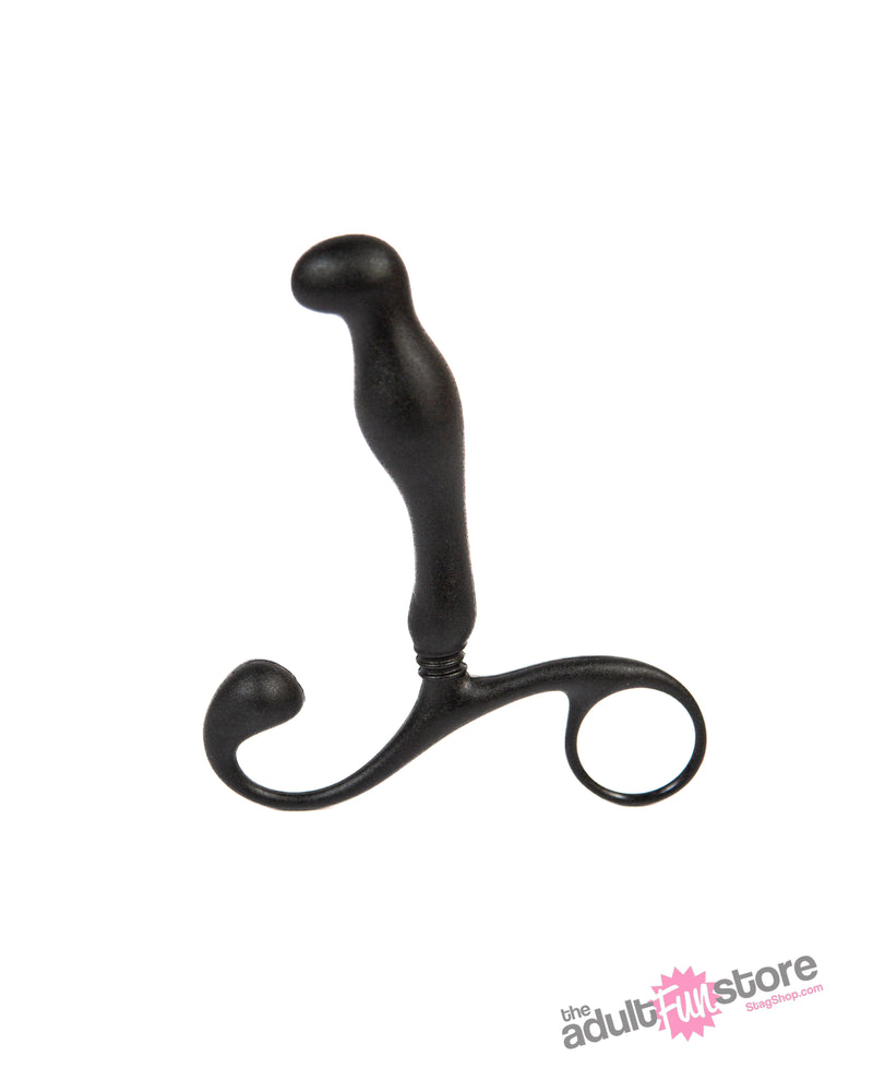 Icon Brands - Pzone+ Prostate Massager Extra Reach - Black - Stag Shop