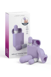 JimmyJane - Hello Touch Pro Vibrating Travel Massagers - Purple - Stag Shop