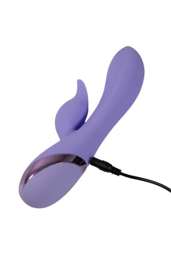 Cousins Group - Juicy - O-Gasm Dual Vibrator With Flickering Tongue - Lavender - Stag Shop