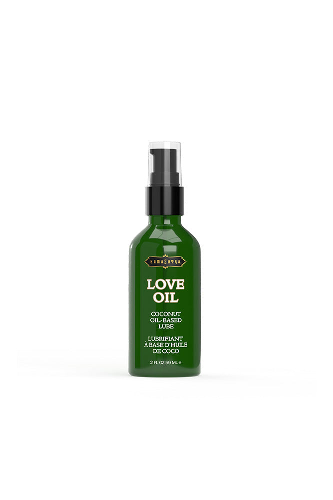 Kama Sutra - Love Oil Coconut Oil Based Lubricant - 2oz - Stag Shop